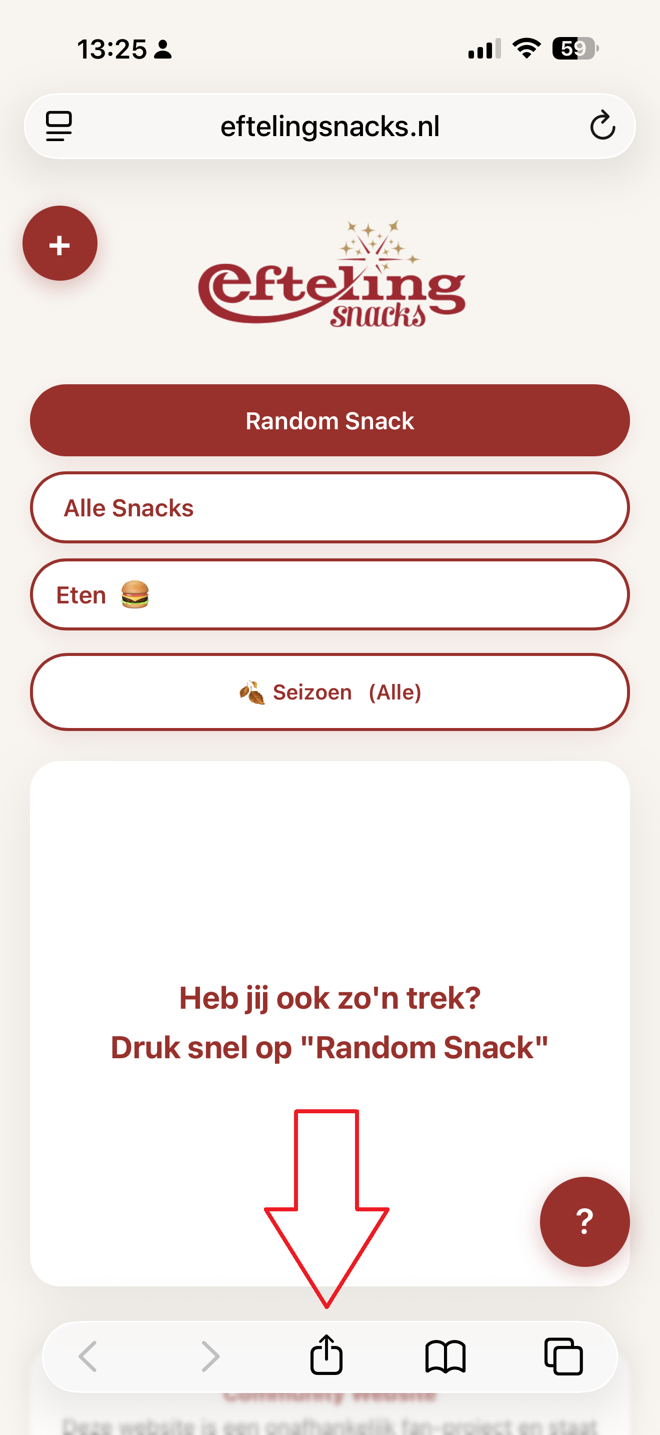 Safari stap 1