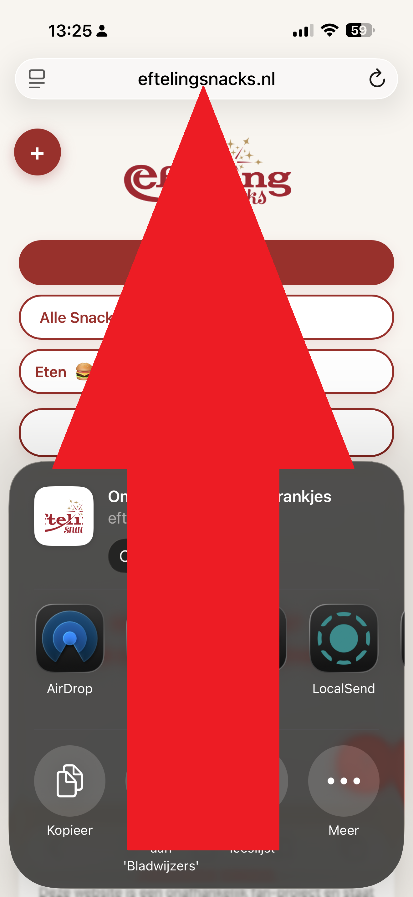 Safari stap 2