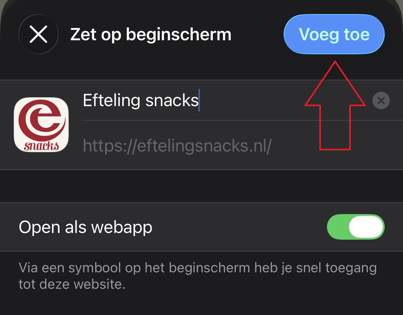Safari stap 4